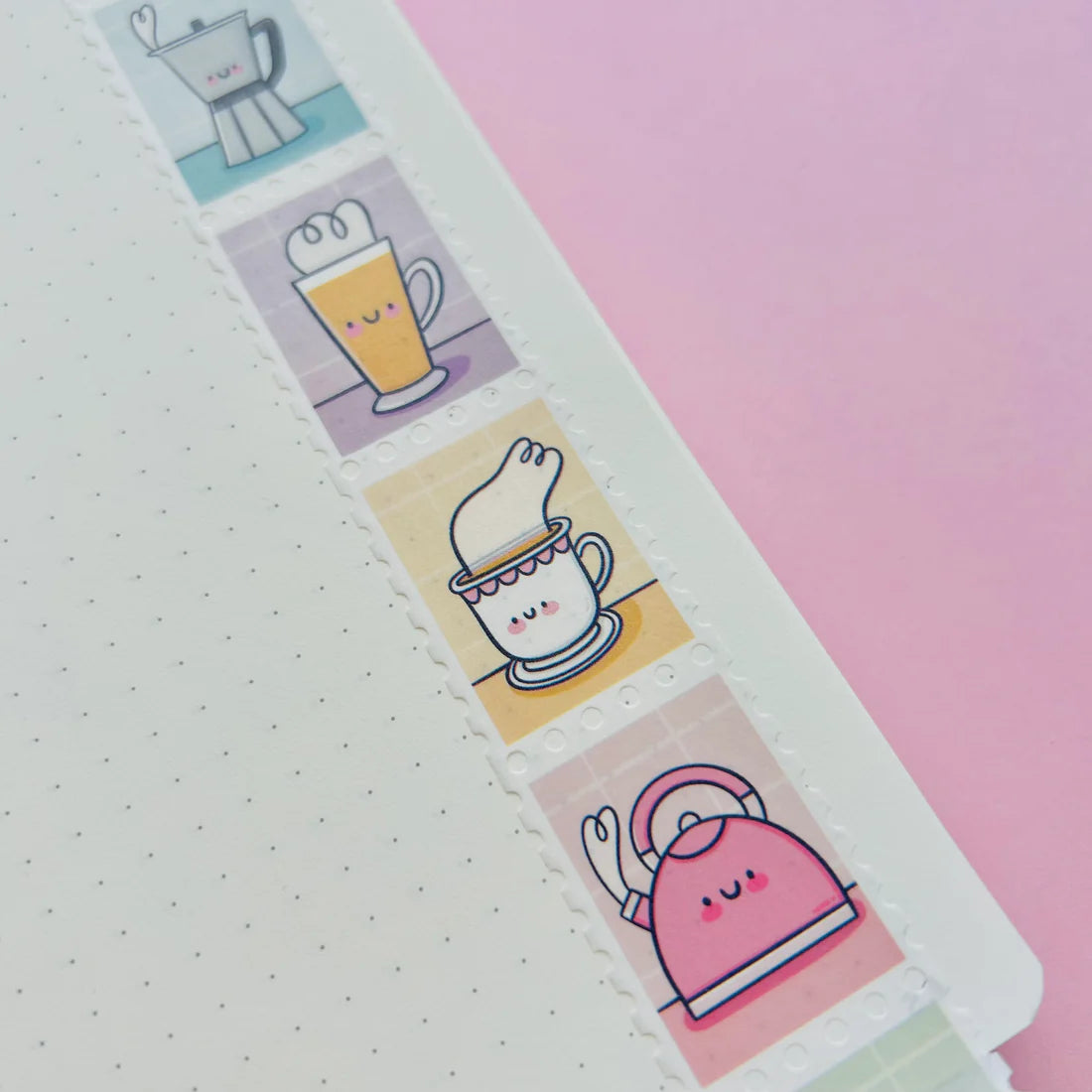 Tea & Coffee Stamp - Washi Tape