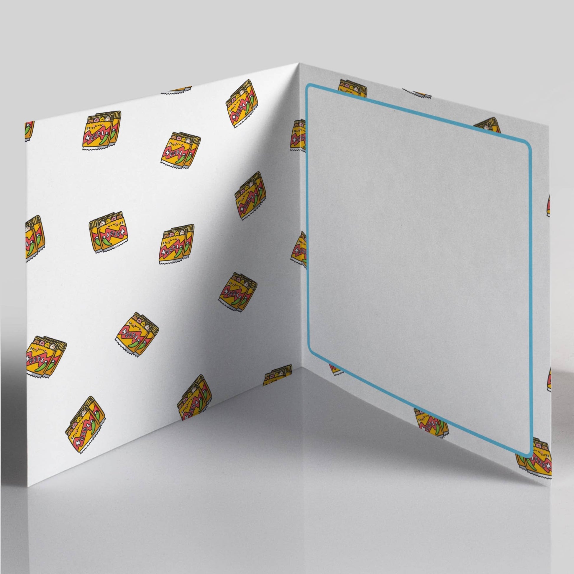 Cute Spicy Noodles - Square Card