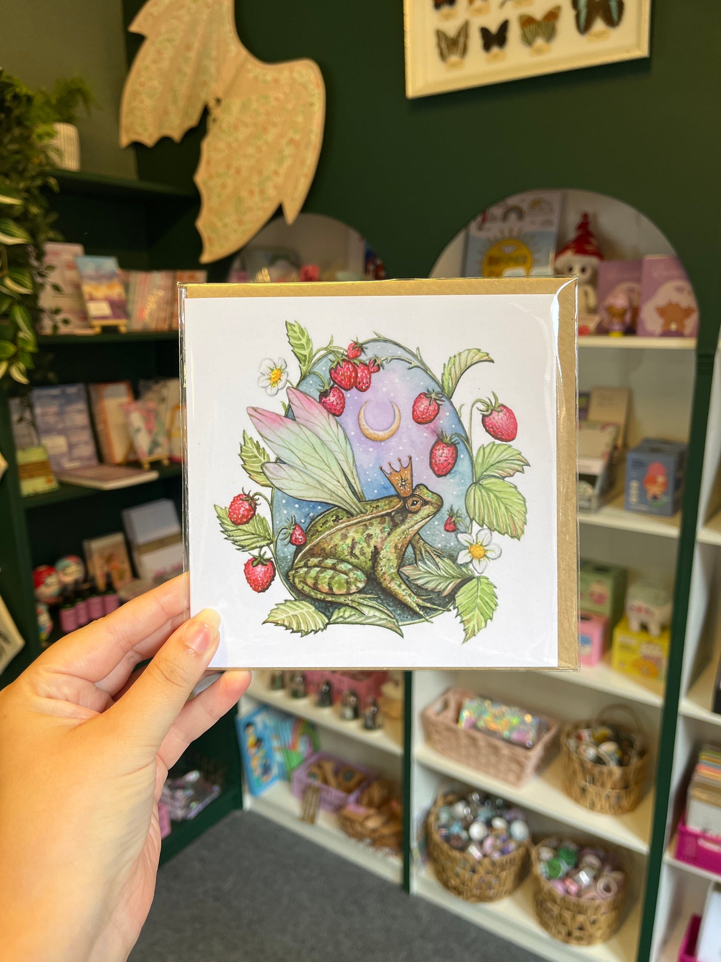 Fairy Frog Prince - Square Card