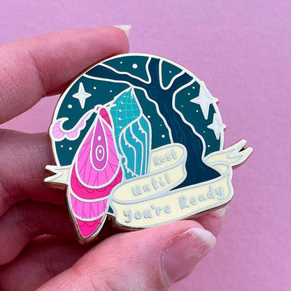 Rest - Enamel Pin - 50% Off RRP £10