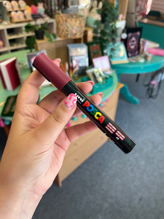 Red Wine - Posca Pen