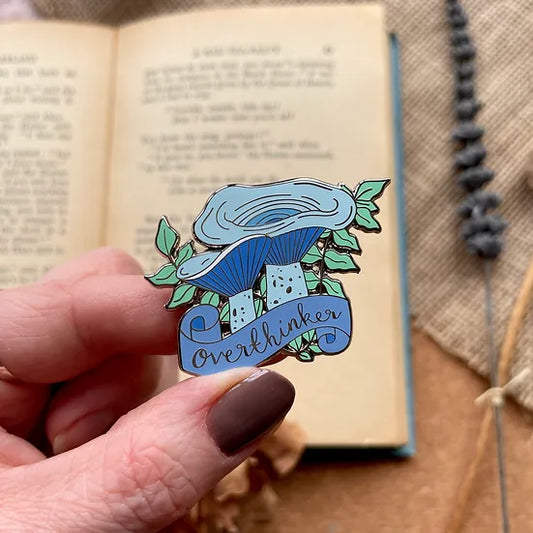 Indigo Milkcap - Overthinker - Enamel Pin