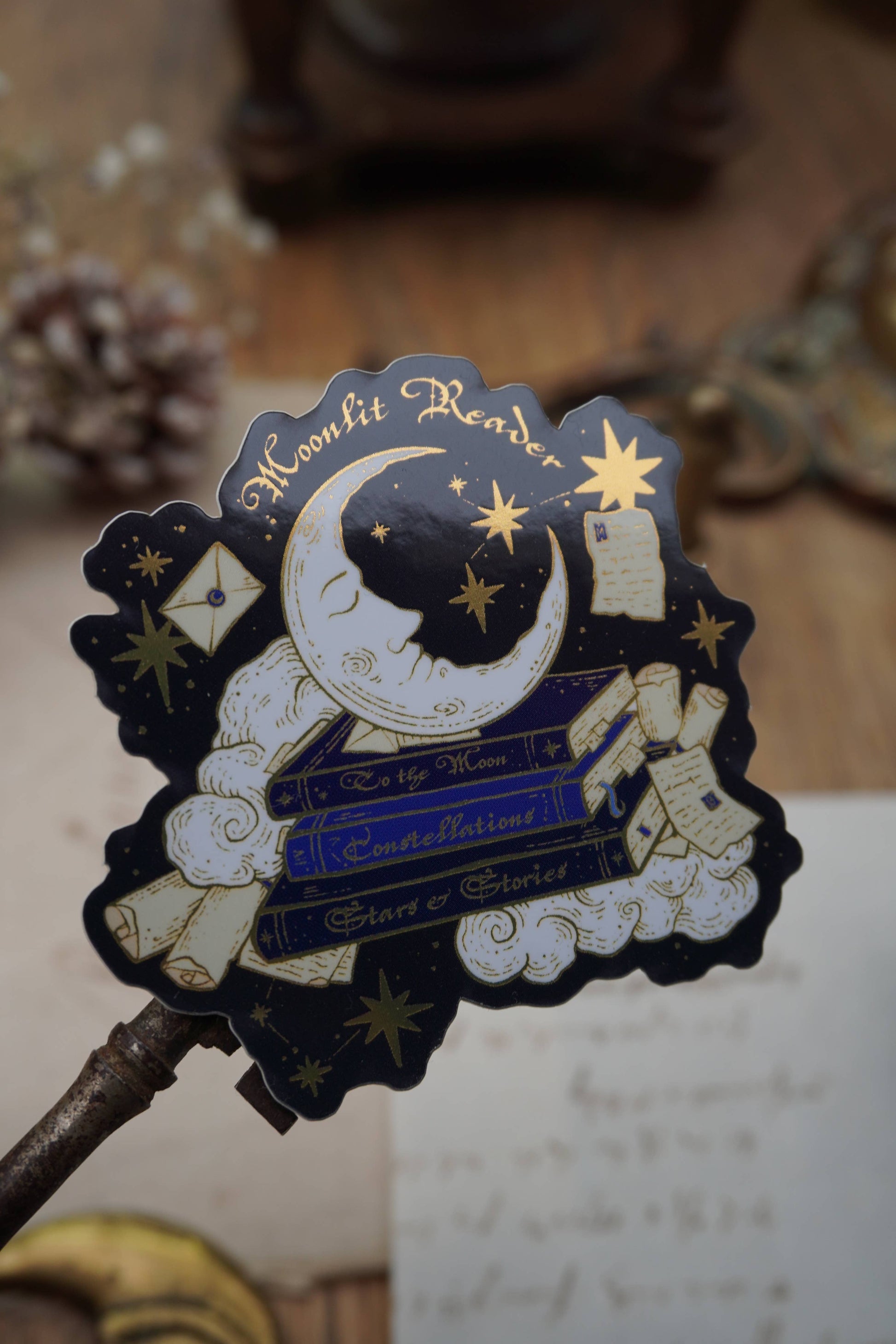 Moonlit Reader - Sticker
