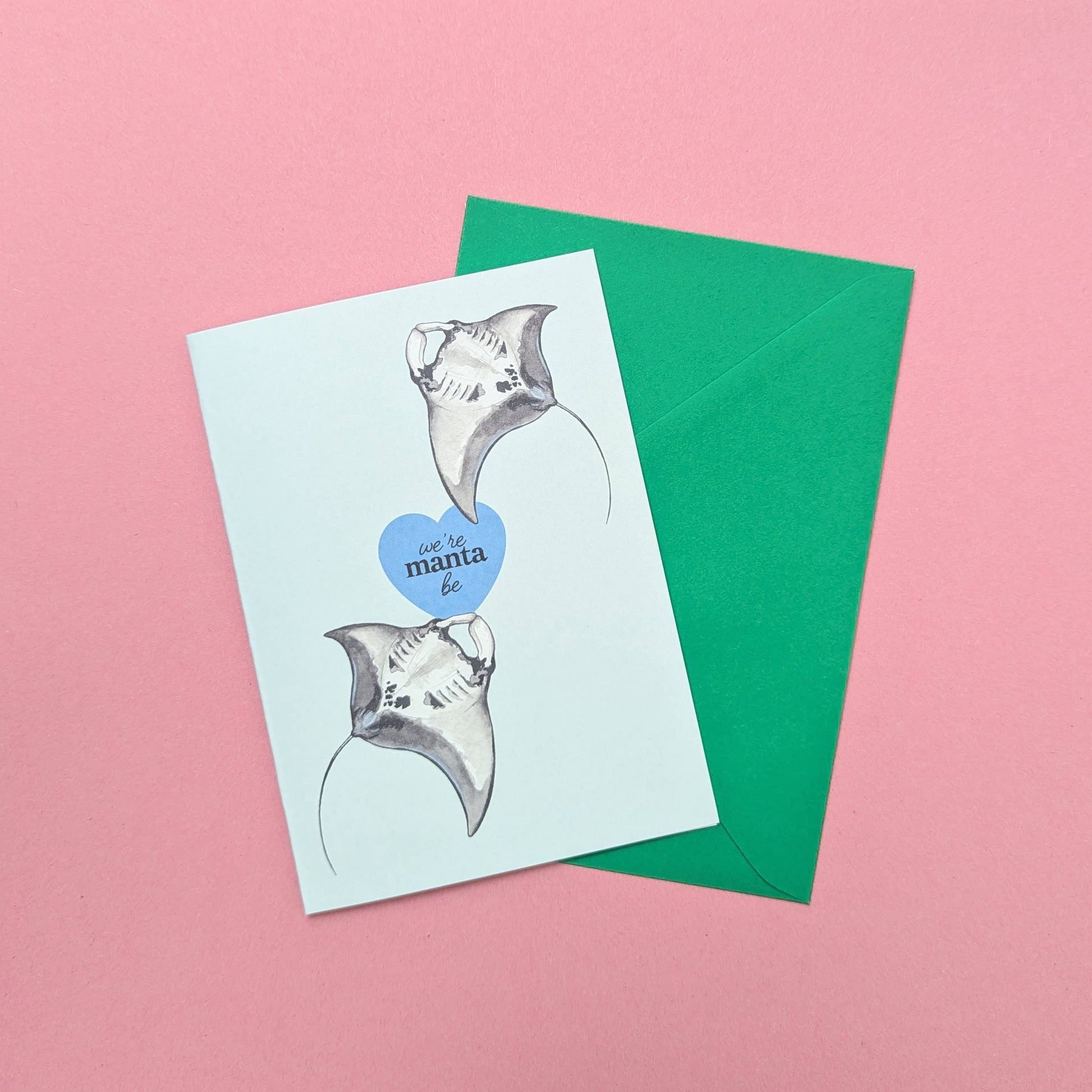 Manta Ray Card - Love Card