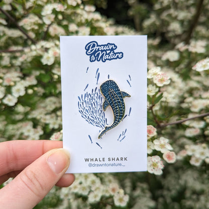 Whale Shark Pin - Enamel Pin