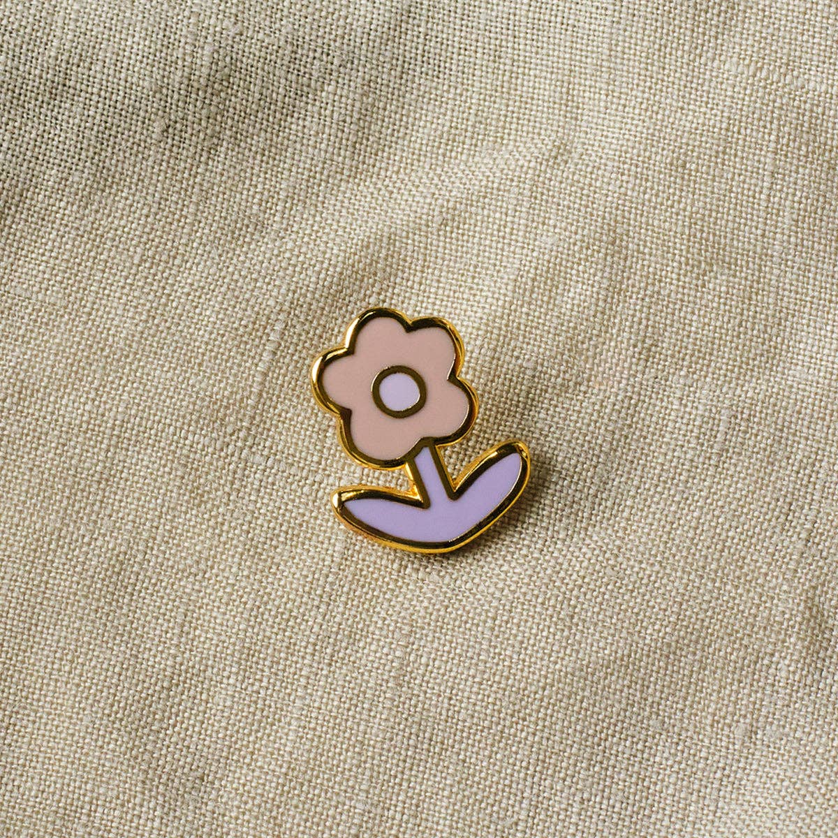 Purple Flower - Enamel Pin