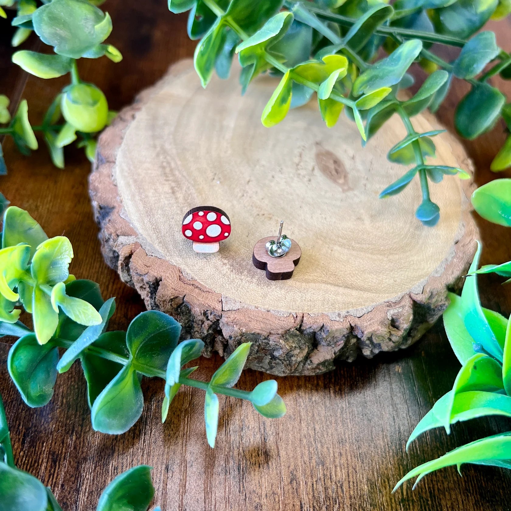 Red Mushroom - Earrings