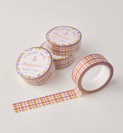 Pastel Gingham - Washi Tape