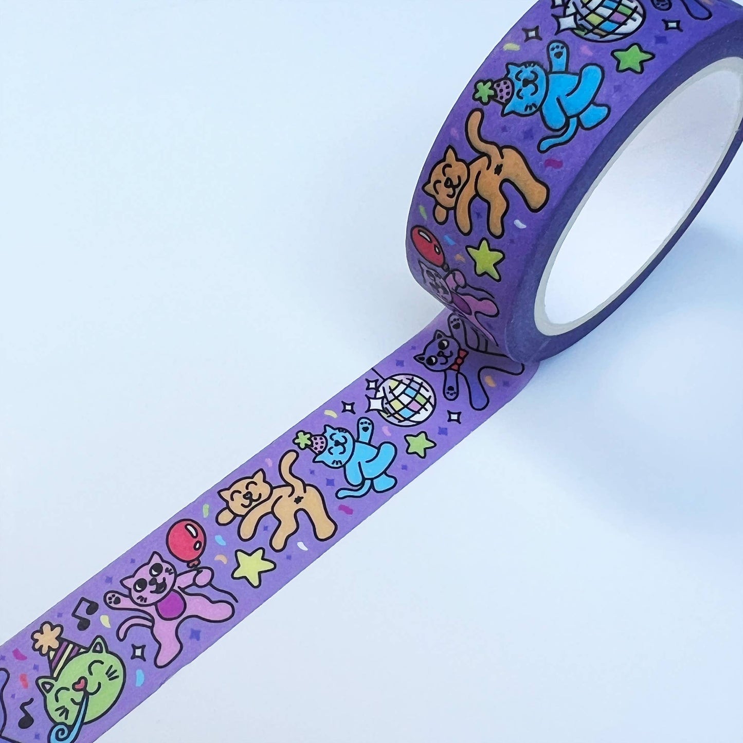 Disco Cats - Washi Tape