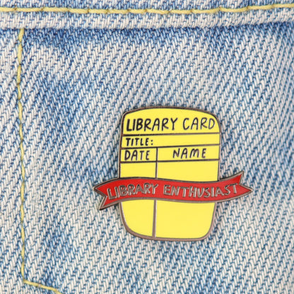Library Enthusiast - Enamel Pin