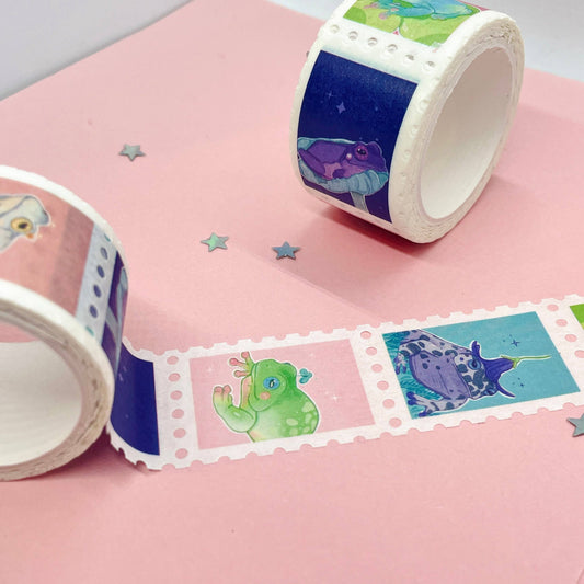 Washi Tape | Cute Frog Washi Tape | Pastel Frogs