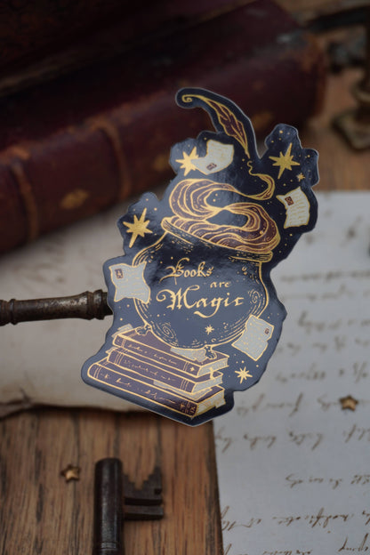 Books are Magic Cauldron - Sticker