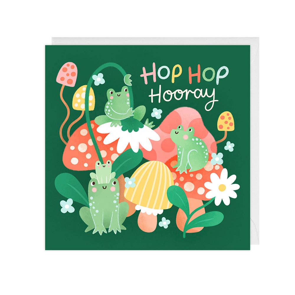Hop Hop Hooray - Square Card