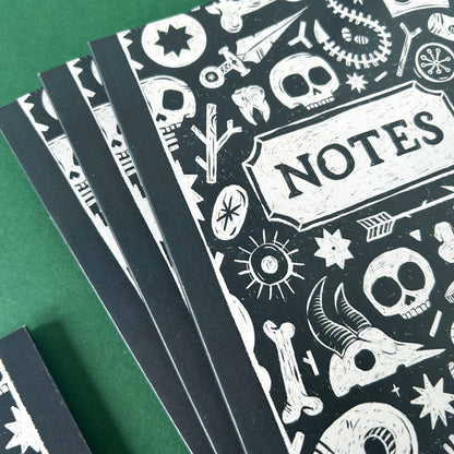Skull and Bones - A5 Dotted Notebook