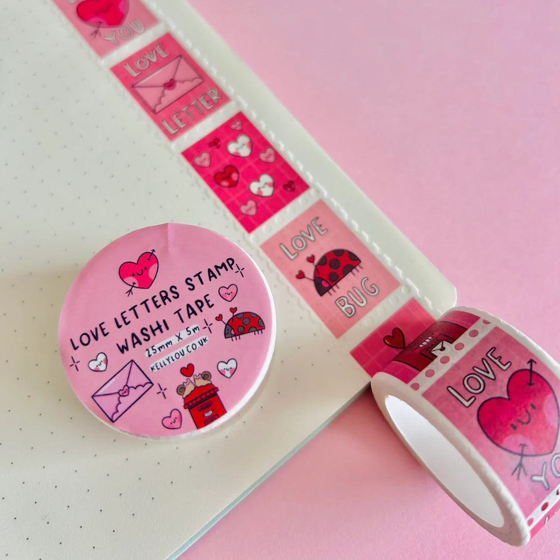 Love Letter Stamp - Washi Tape