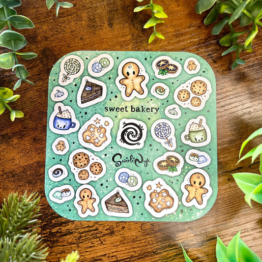 Peppermint Sweet Bakery - Sticker Sheet