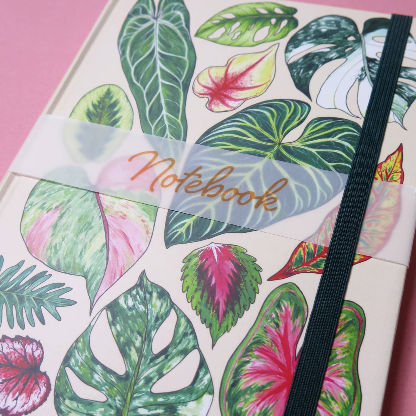 Tropical Leaves - Hard Cover Notebook