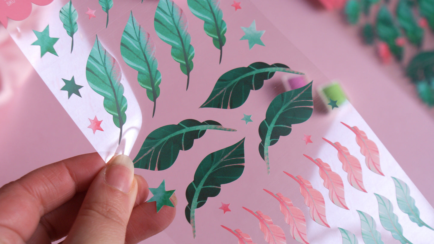 Leaves & Filler - Sticker Sheet