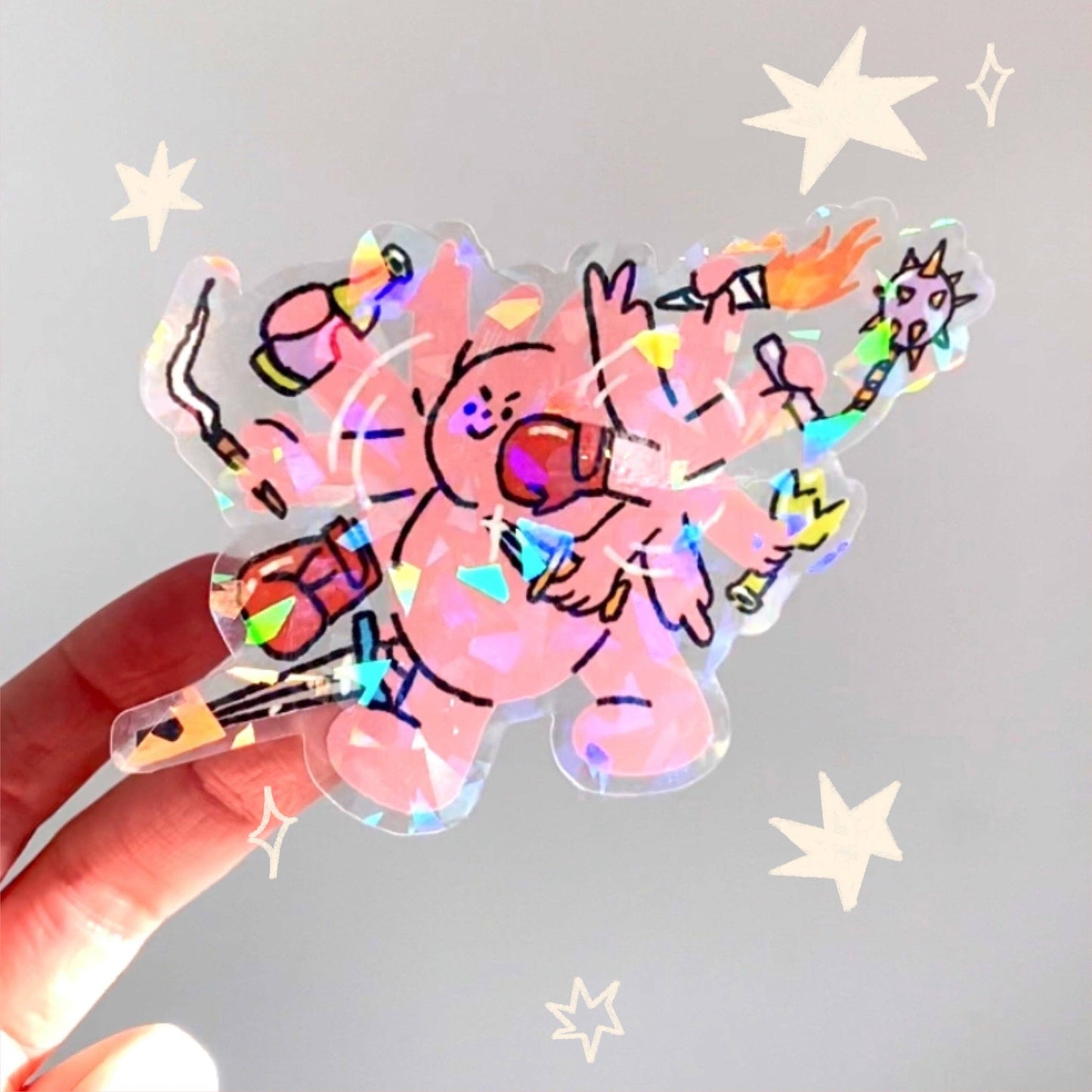 Mistakes - Holographic Sticker