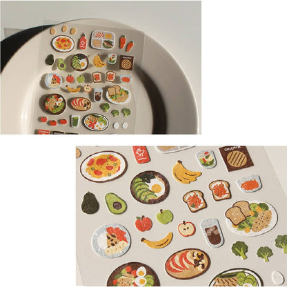 Suatelier - Food Trip #5 - Sticker Sheet