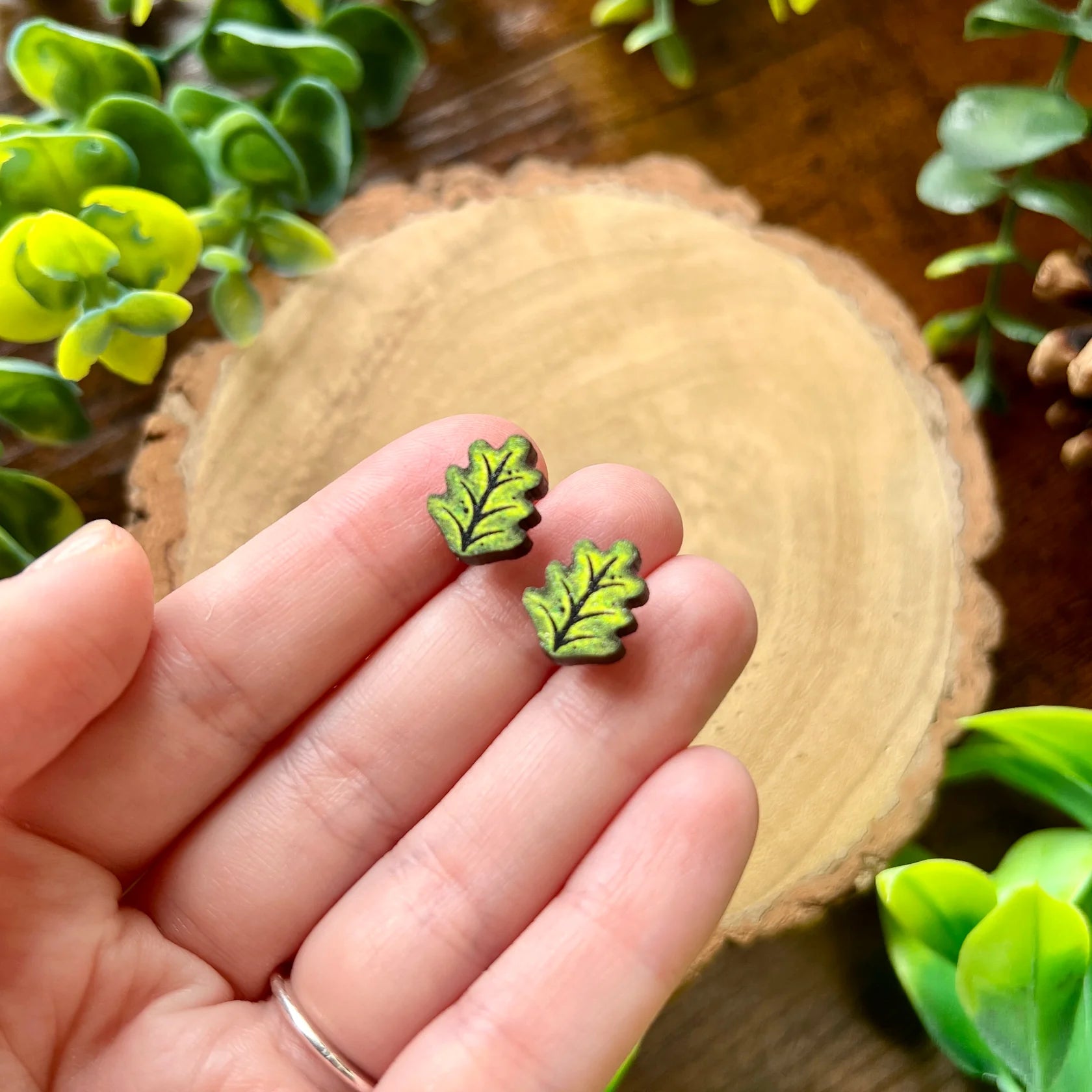 Oak Leaf - Earrings