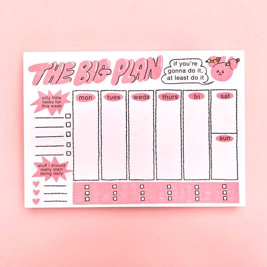 Weekly Planner - Desk Notepad