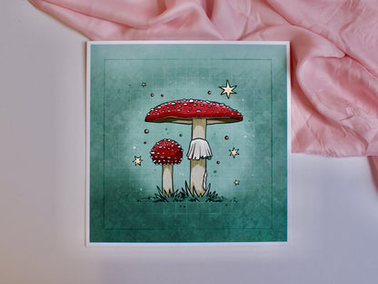 Fly Agaric - Square Art Print