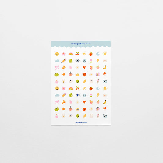 Lil Things Clear Vinyl - Sticker Sheet