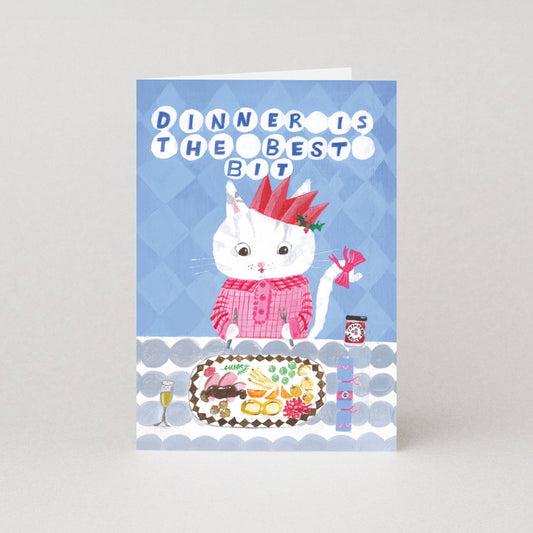 Dinner Is The Best Bit - Christmas Card