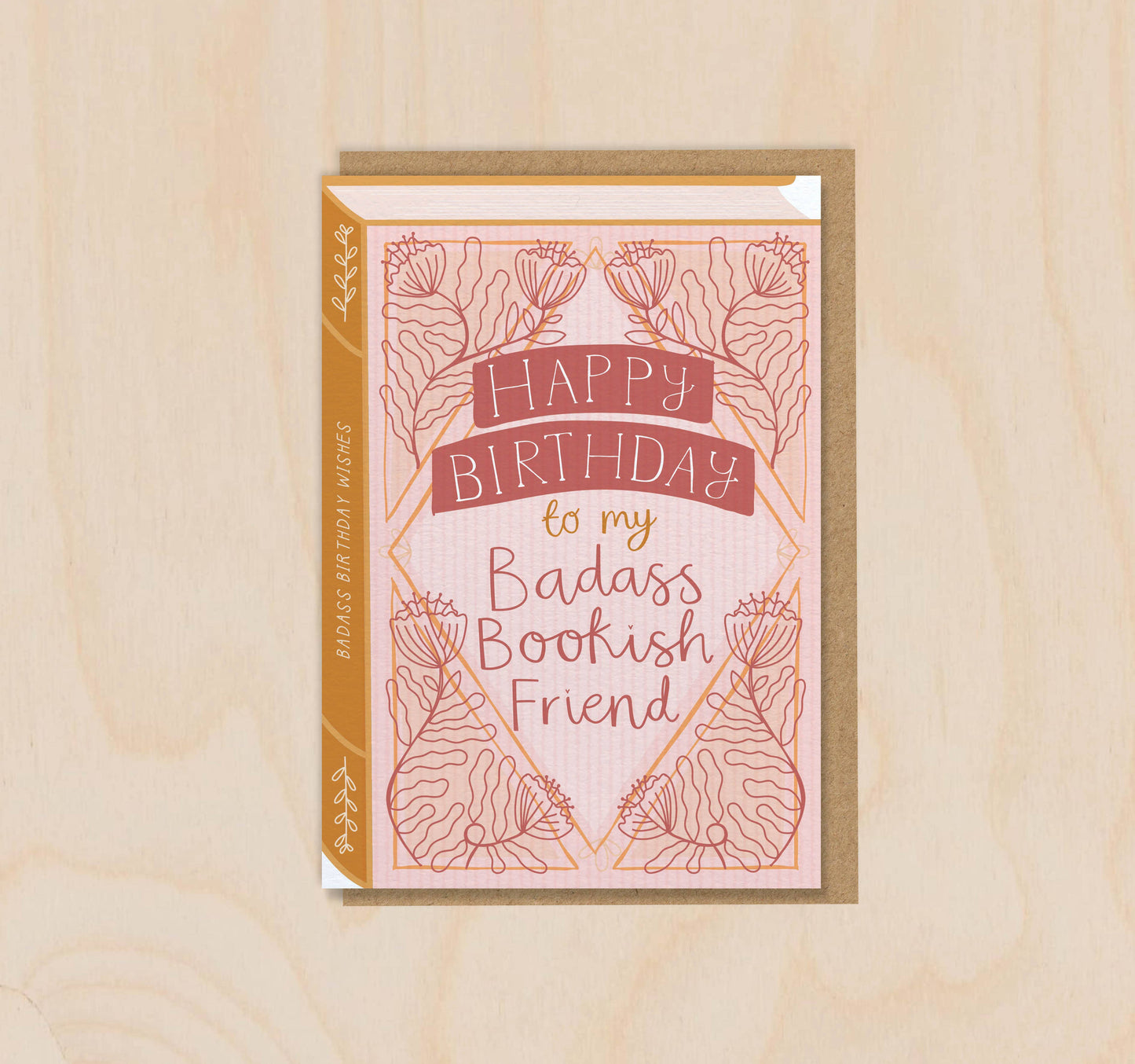 Happy Birthday to My Badass Bookish Friend - A6 Card