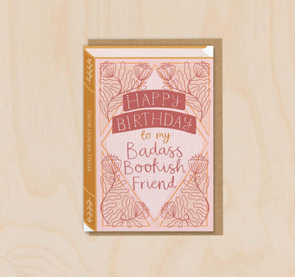 Happy Birthday to My Badass Bookish Friend - A6 Card