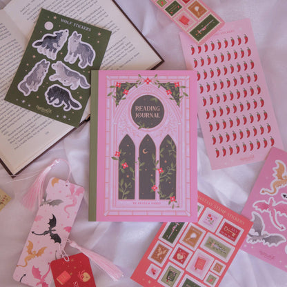 Romantasy Reading Journal – Book Review Notebook