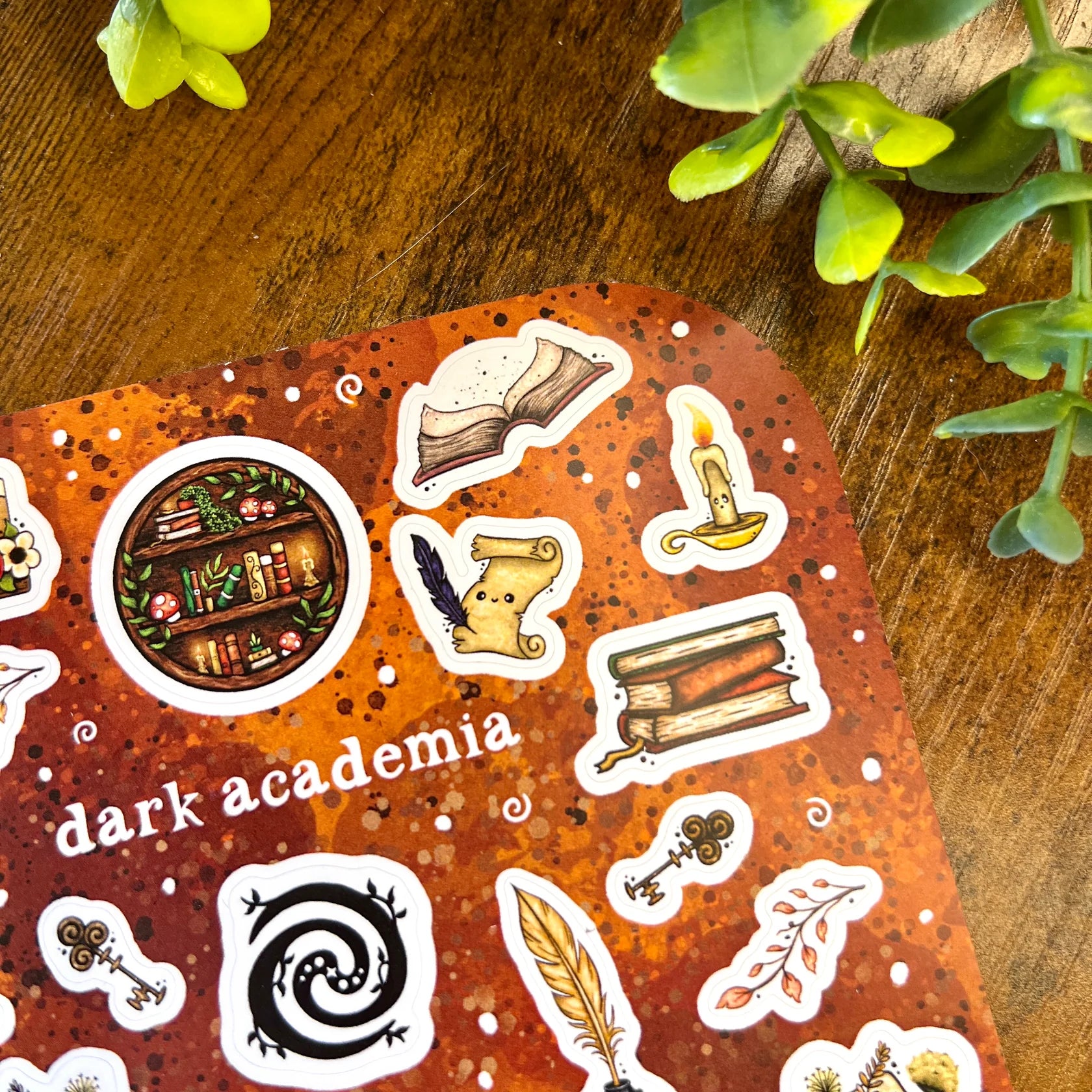 Dark Academia - Sticker Sheet