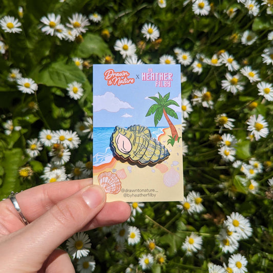 Pearl Shell - Enamel Pin