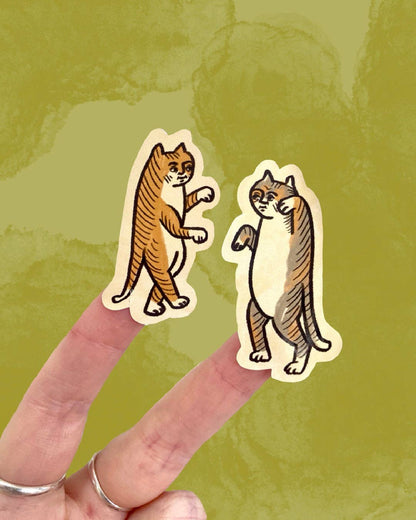 Medieval Cats - Sticker Sheet