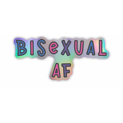 Bisexual Holographic Vinyl Sticker / LGBTQ Stickers