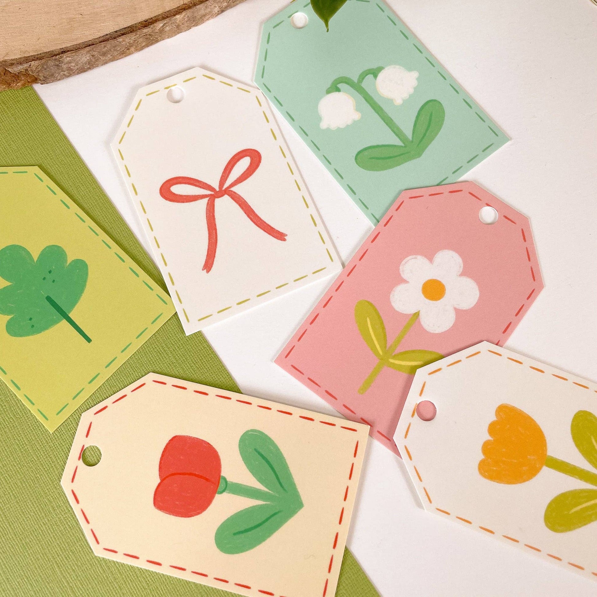Spring Floral Quilt - Gift Tags