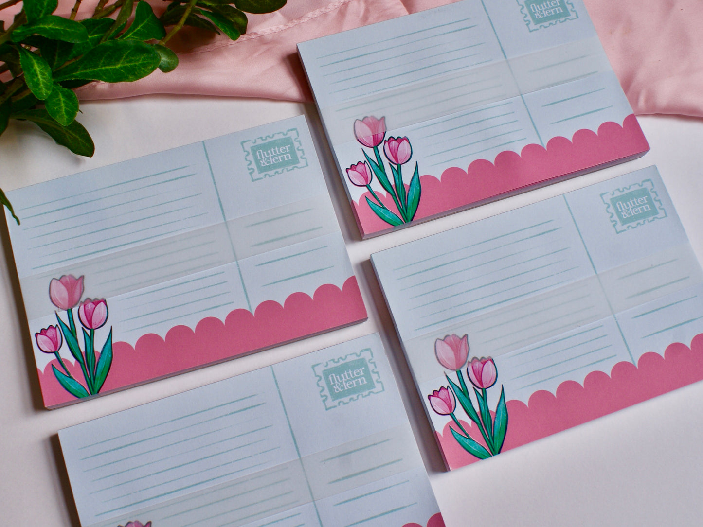 Tulip Postcard - A6 Notepad