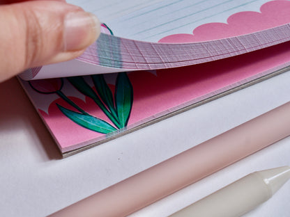 Tulip Postcard - A6 Notepad