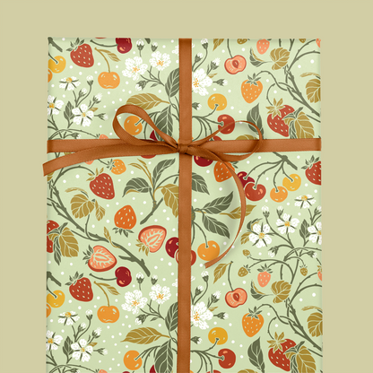 Strawberries (Double Sided) Wrapping Paper