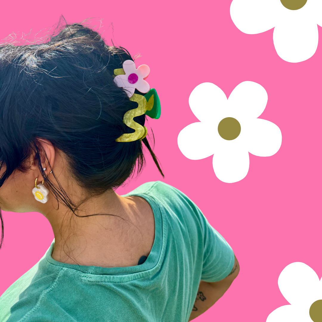 Wavy Daisy - Hair Claw