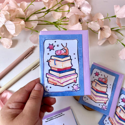 Book Stack - A7 Card