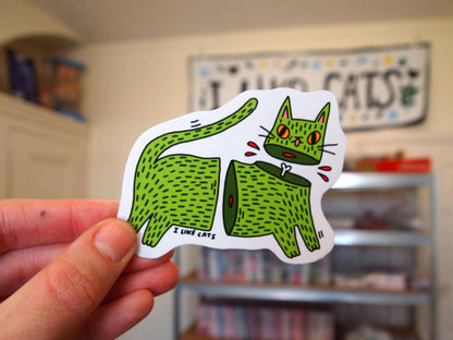 Zombie Cat - Sticker