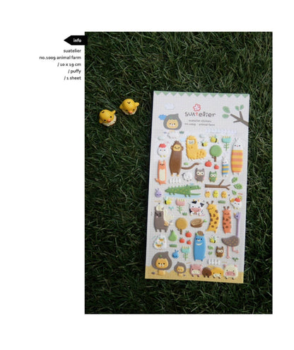 Suatelier - Animal Farm - Sticker Sheet
