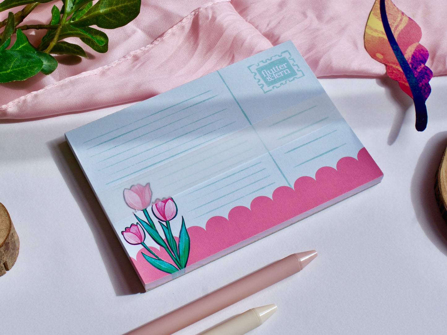 Tulip Postcard - A6 Notepad