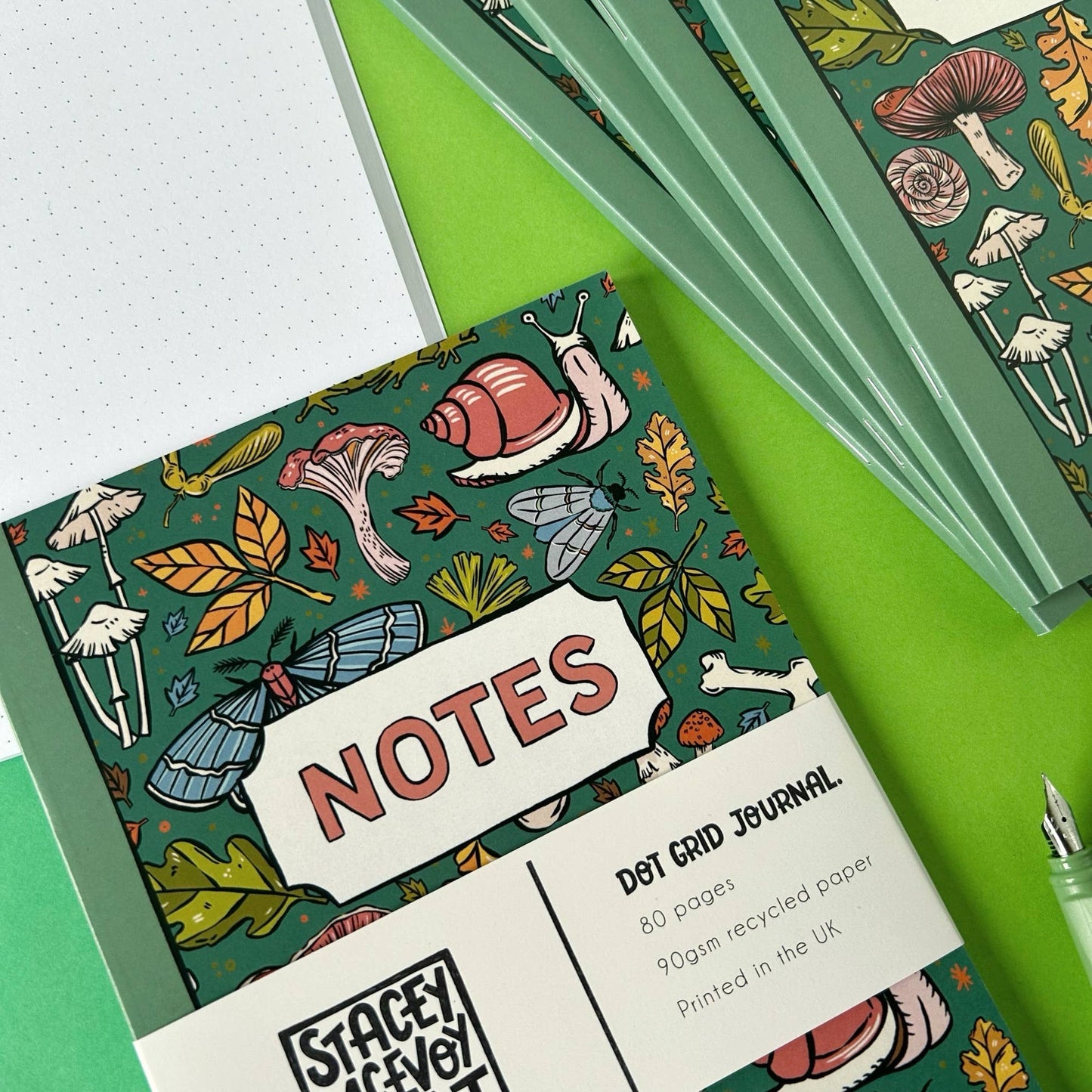 Forest Things - A5 Dotted Notebook