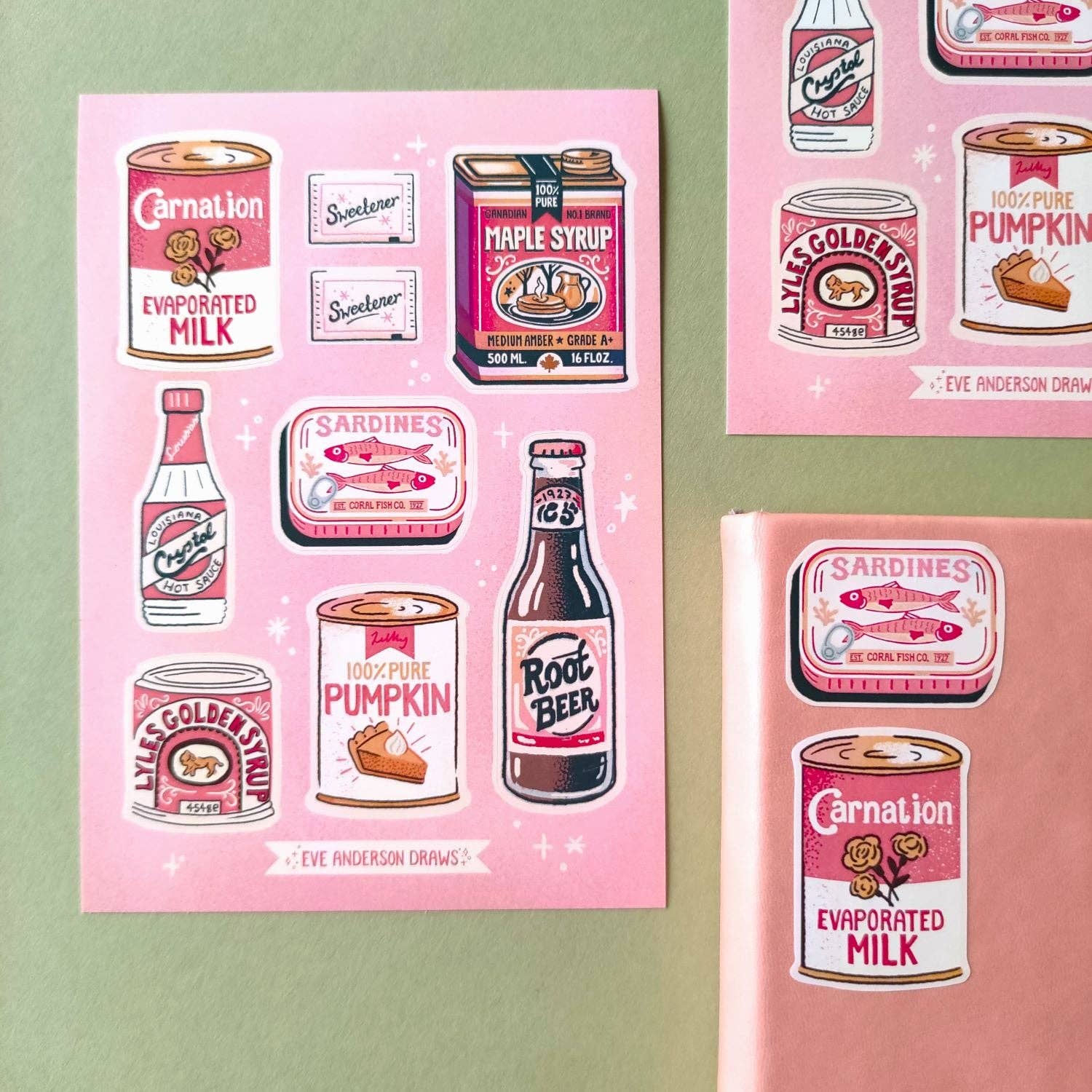 Cans & Packaging - A6 Sticker Sheet