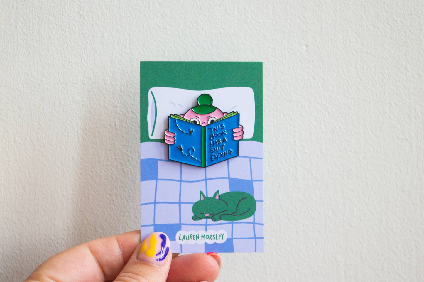 This Book Has A Sh*t Ending - Enamel Pin