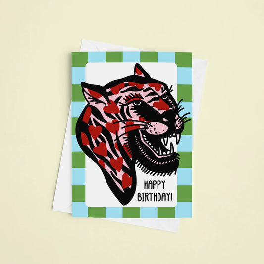 Birthday Tiger - A6 Card