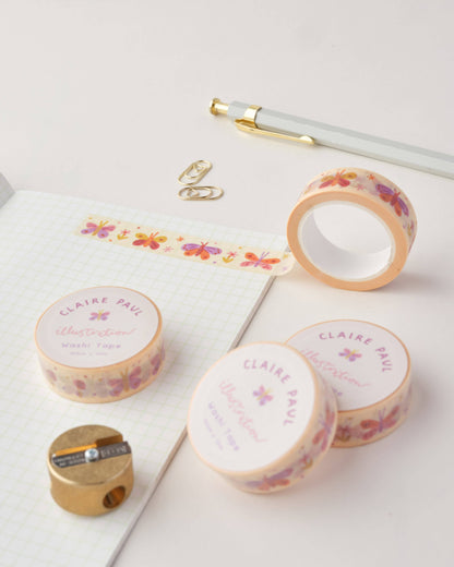 Pastel Butterflies - Washi Tape